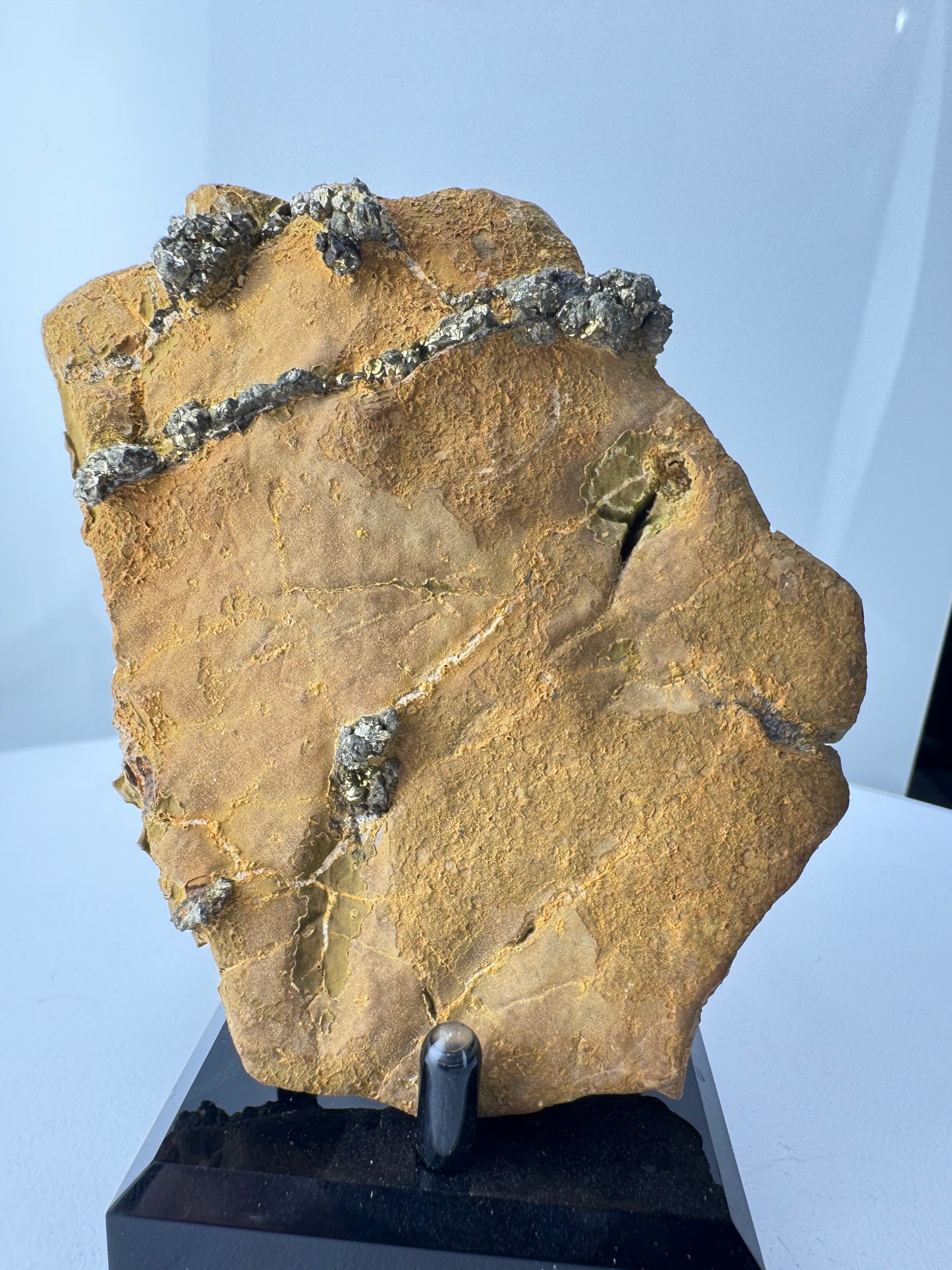 Pyrite on Limonite Matrix - Kharan, Baluchistan Province, Pakistan.