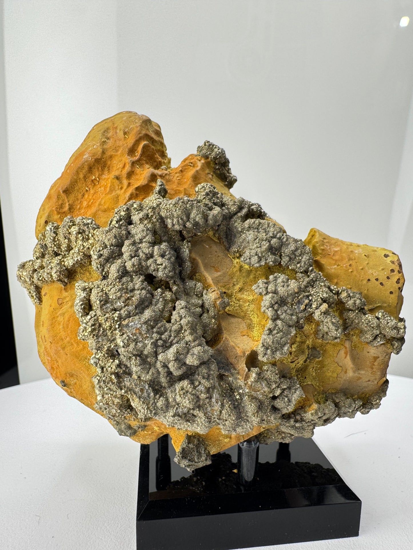 Pyrite on Limonite Matrix - Kharan, Baluchistan Province, Pakistan.