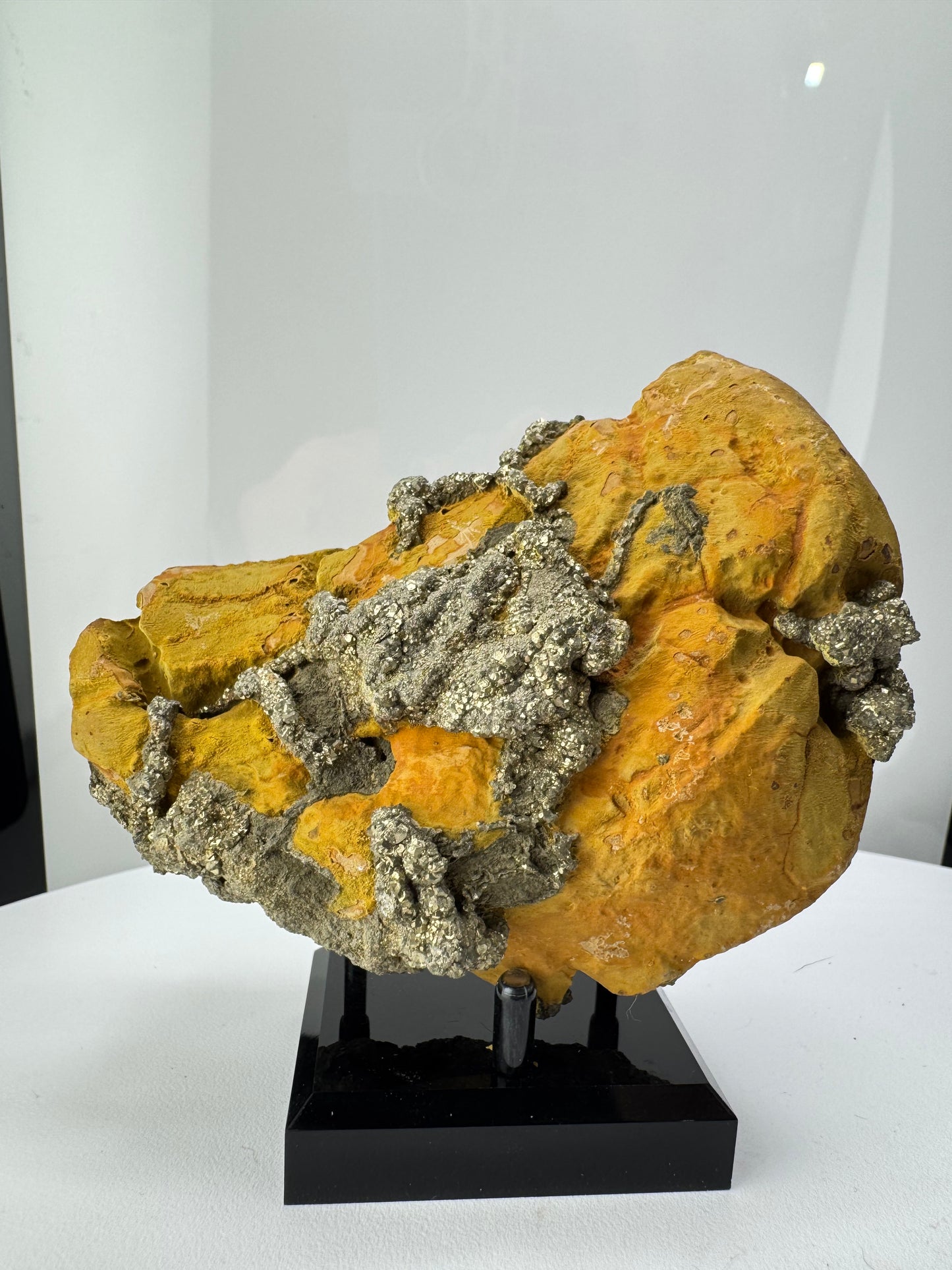 Pyrite on Limonite Matrix - Kharan, Baluchistan Province, Pakistan.