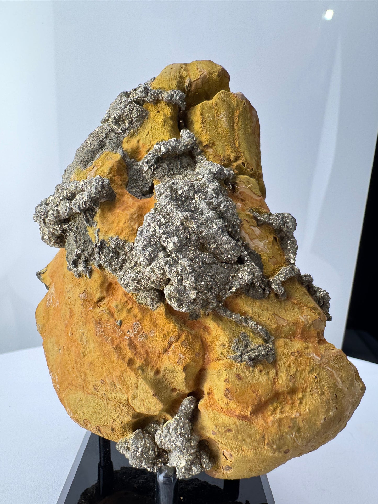 Pyrite on Limonite Matrix - Kharan, Baluchistan Province, Pakistan.