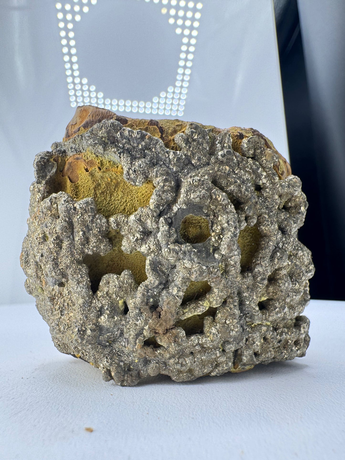 Pyrite on Limonite Matrix - Kharan, Baluchistan Province, Pakistan.