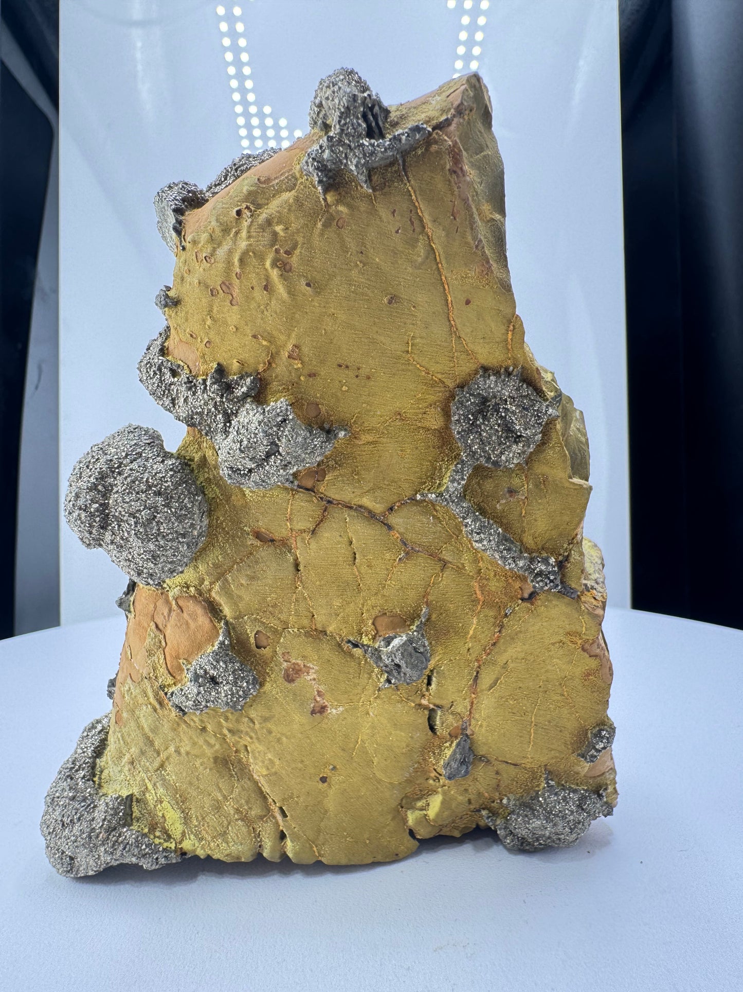 Pyrite on Limonite Matrix - Kharan, Baluchistan Province, Pakistan.