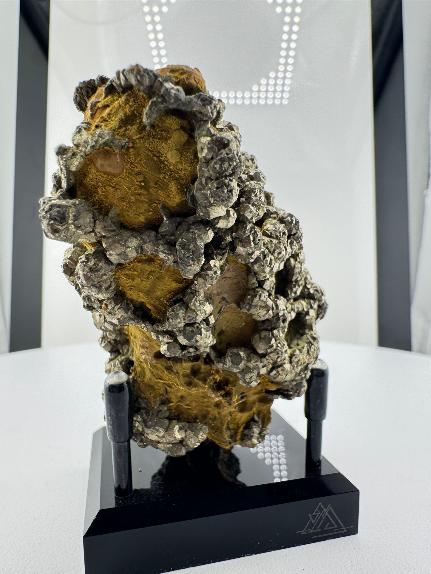 Pyrite on Limonite Matrix - Kharan, Baluchistan Province, Pakistan.