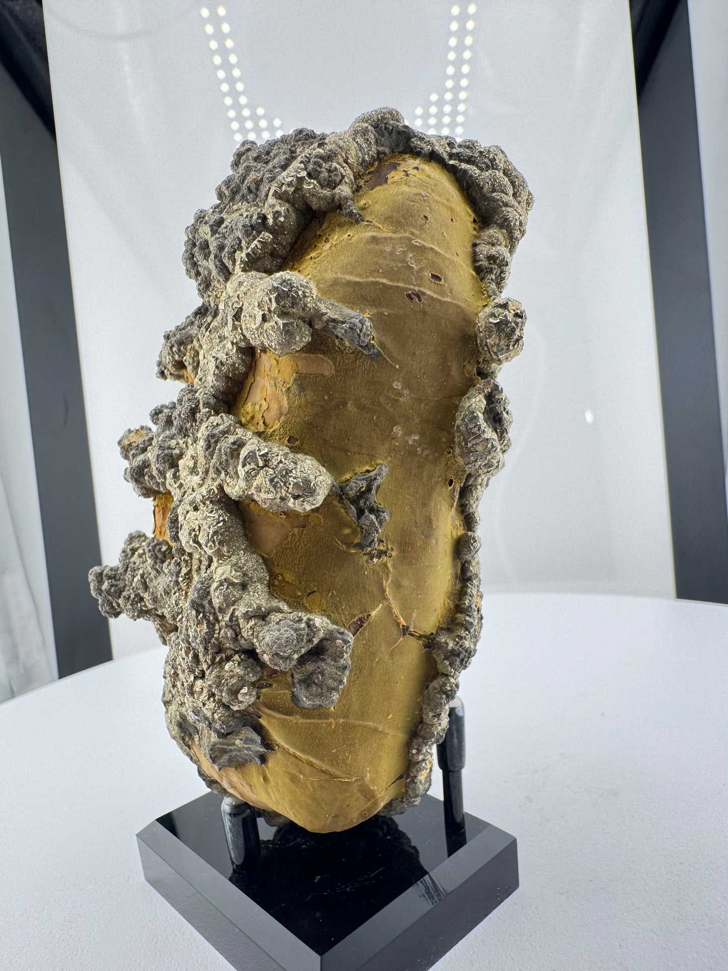 Pyrite on Limonite Matrix - Kharan, Baluchistan Province, Pakistan.