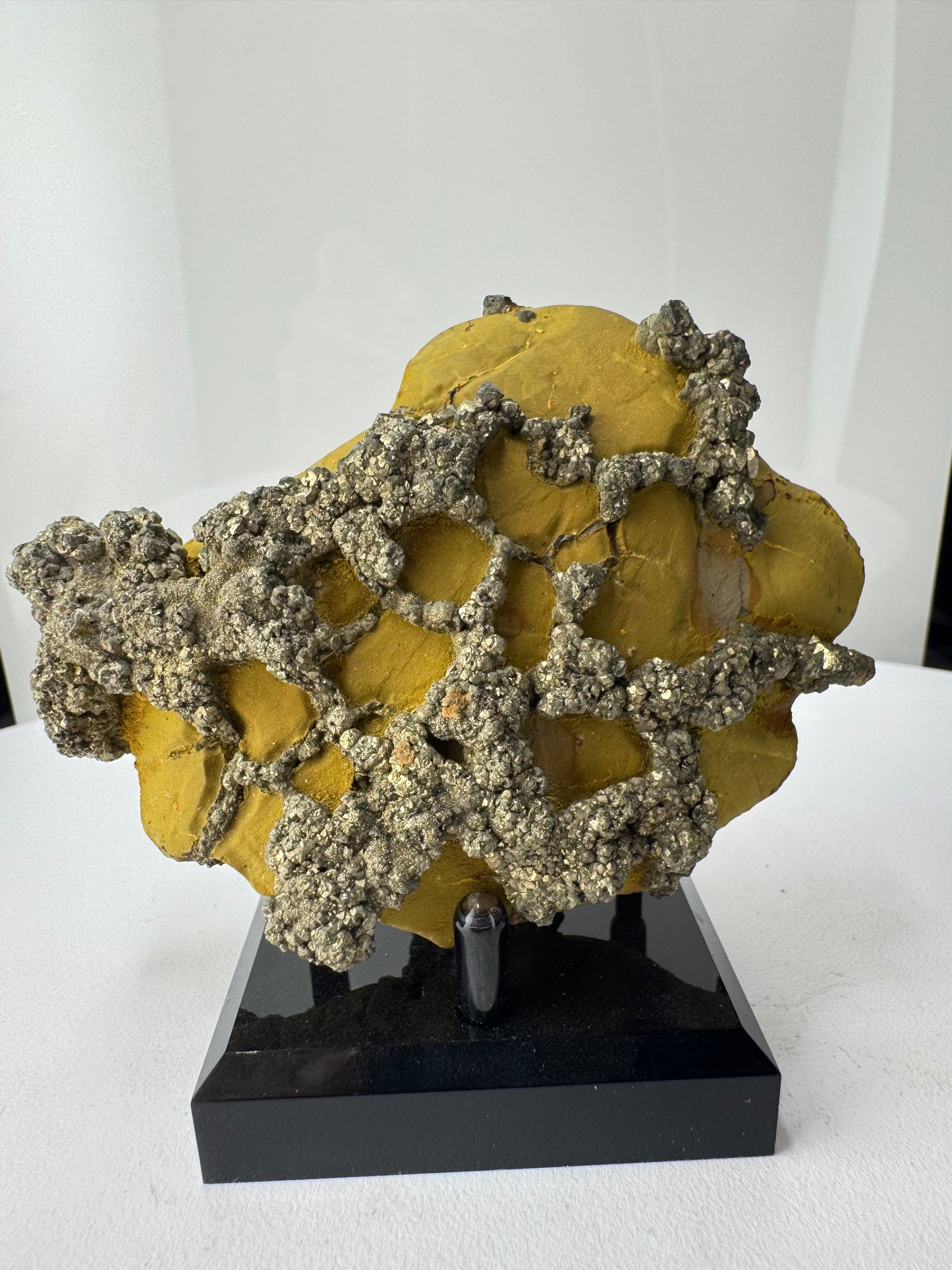 Pyrite on Limonite Matrix - Kharan, Baluchistan Province, Pakistan.