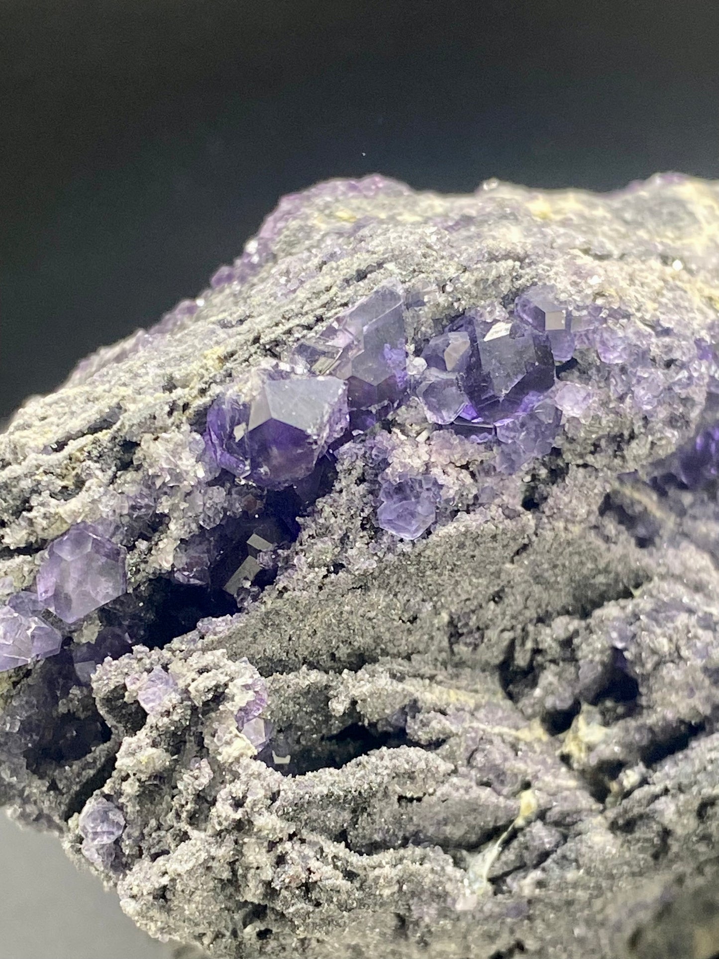 Tanzanite Fluorite on Matrix