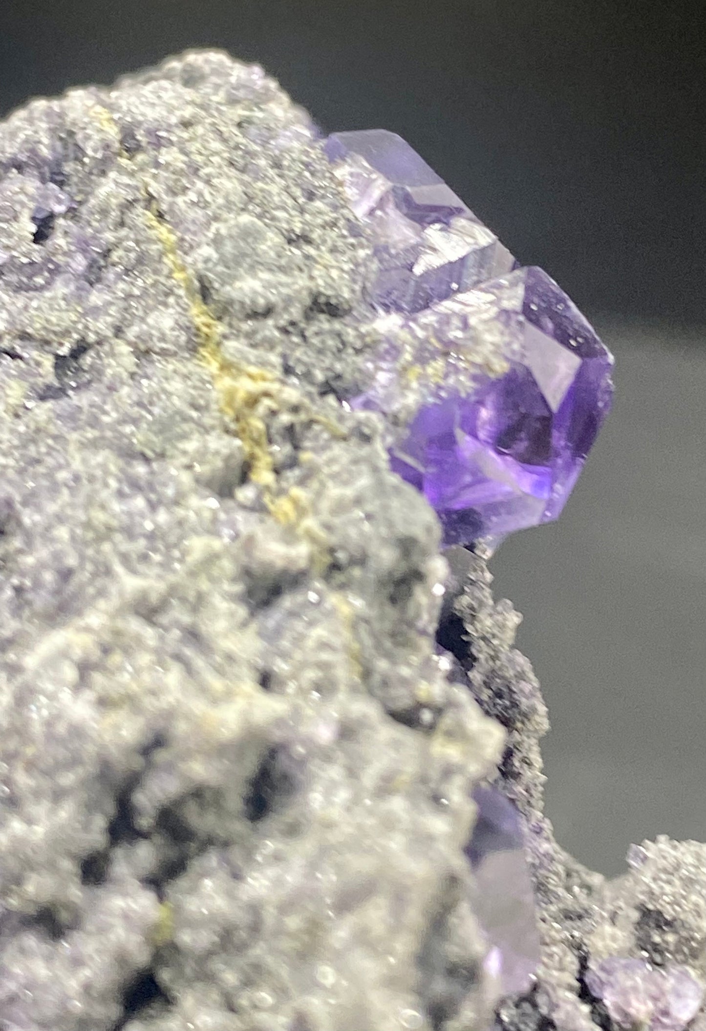 Tanzanite Fluorite on Matrix