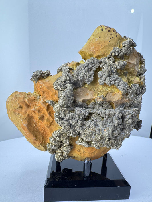 Pyrite on Limonite Matrix - Kharan, Baluchistan Province, Pakistan.