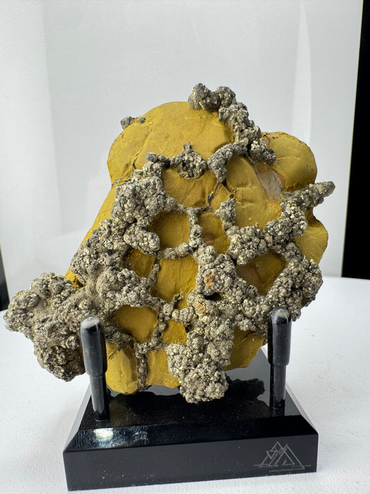 Pyrite on Limonite Matrix - Kharan, Baluchistan Province, Pakistan.